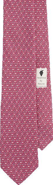 Crossed Hockey Sticks & Whale Silk Tie Product Image