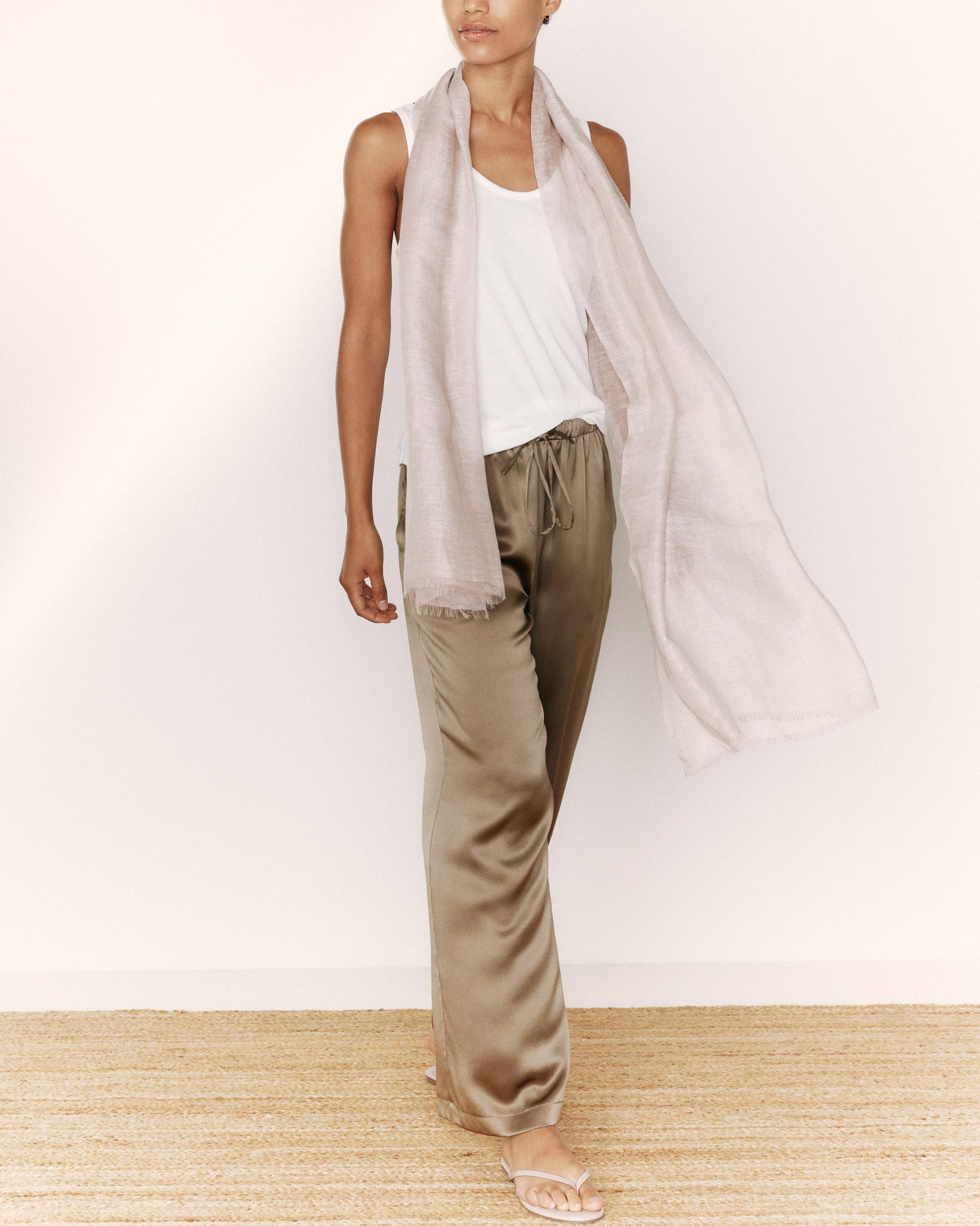 Quince | Women's Cotton Modal Double Scoop Neck Tank Top Size XL, Cotton/Modal Product Image