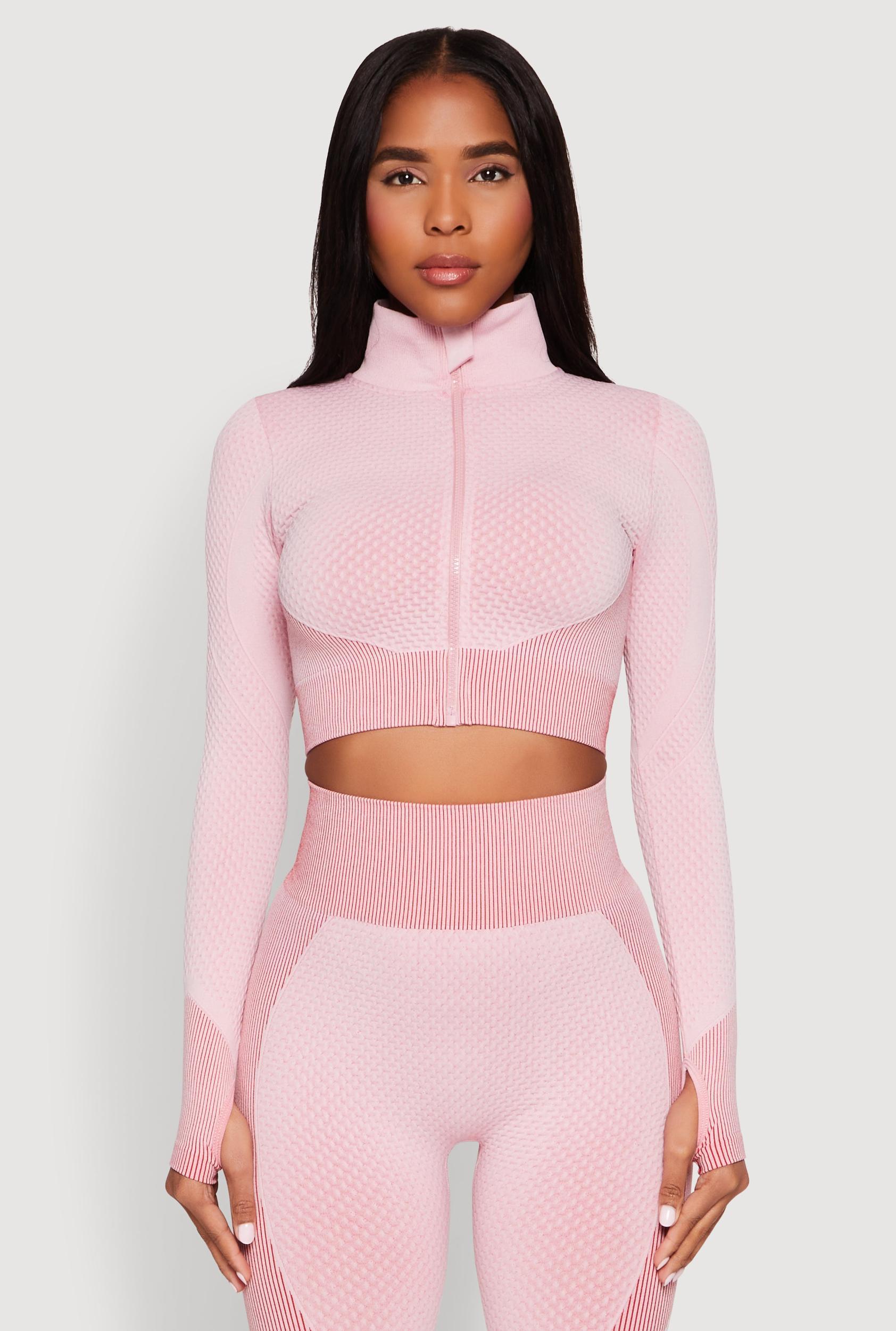 Womens Striped Detail Two Tone Track Jacket Product Image
