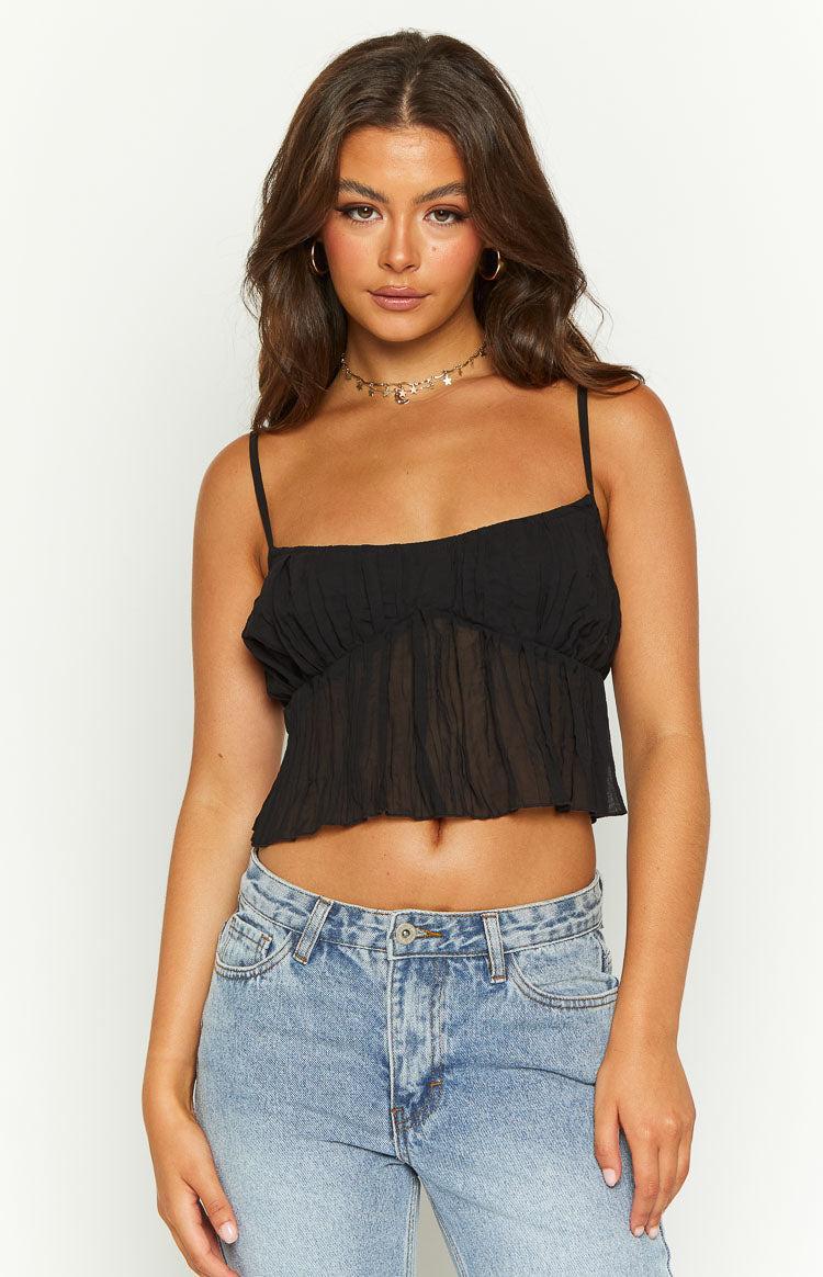 The Moment Black Cami Top Product Image