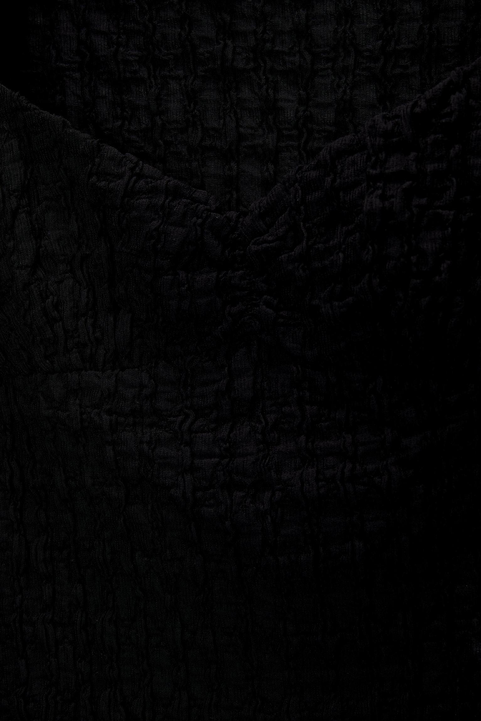Textured corsetry-inspired T-shirt Product Image