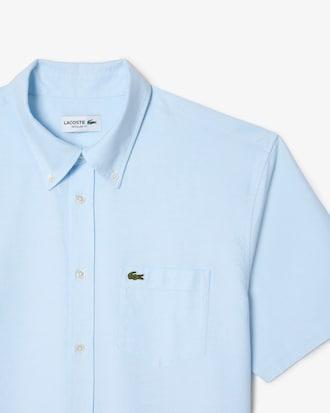 Regular Fit Short Sleeved Oxford Shirt Product Image