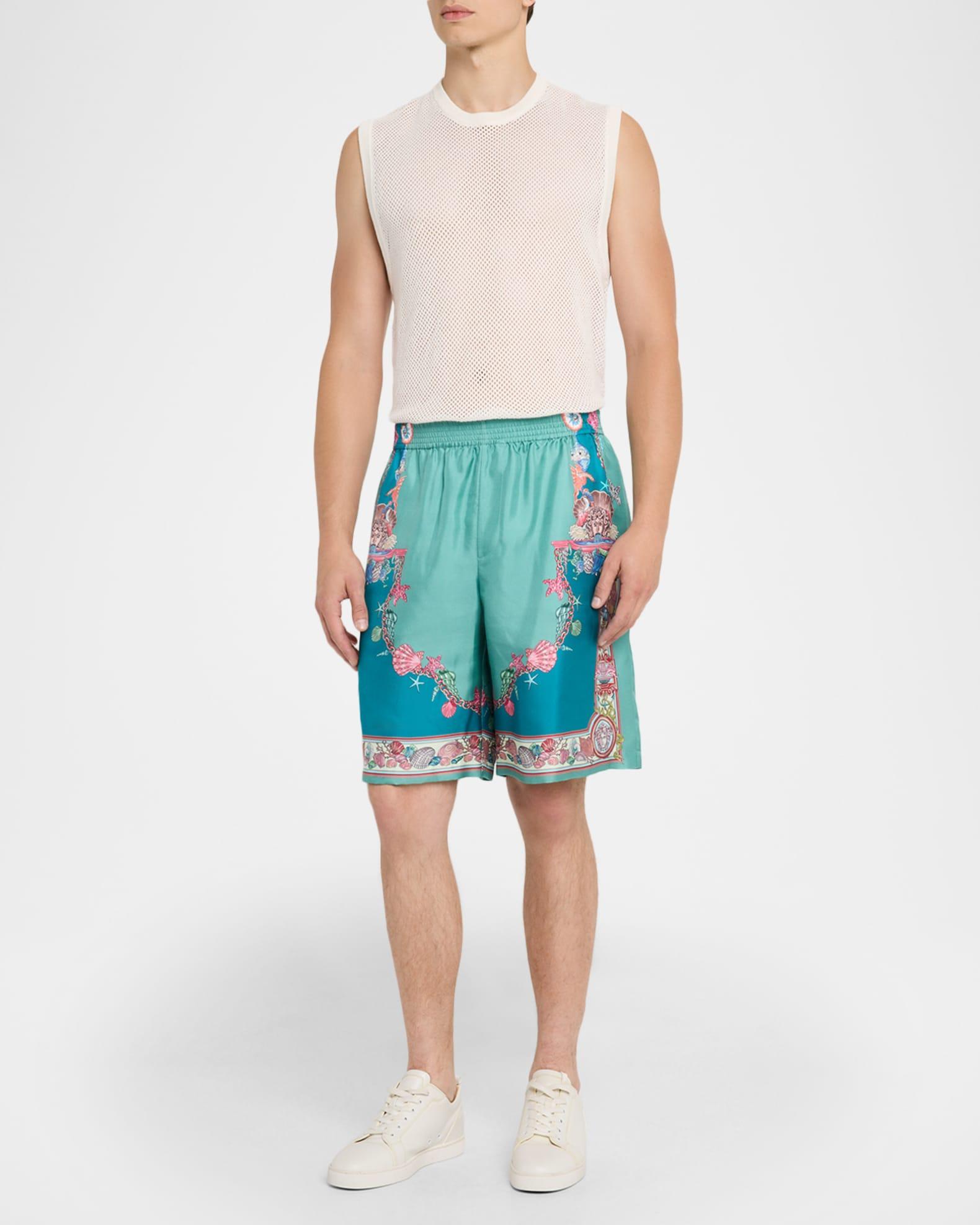 Men's La Vacanza Silk Twill Pull-On Shorts Product Image
