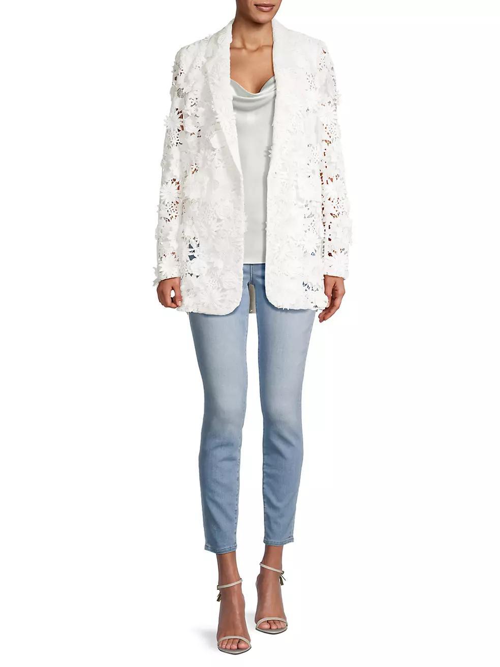 Kehlani Floral Eyelet Jacket Product Image