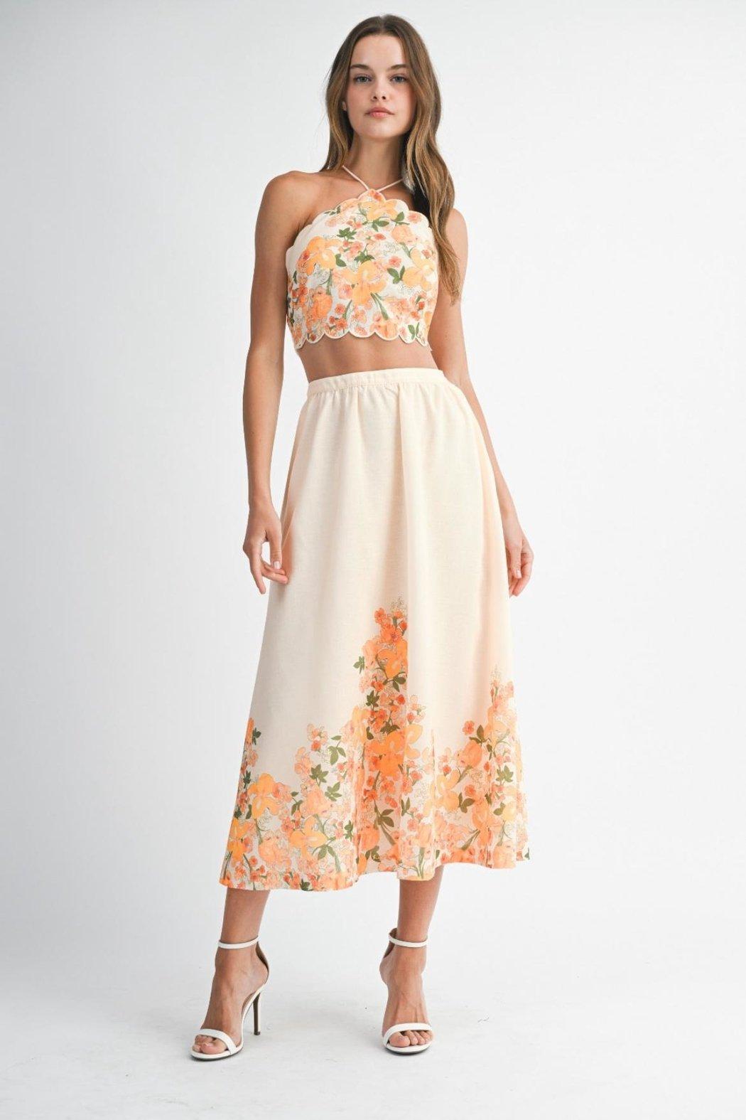 Floral Skirt Set Product Image