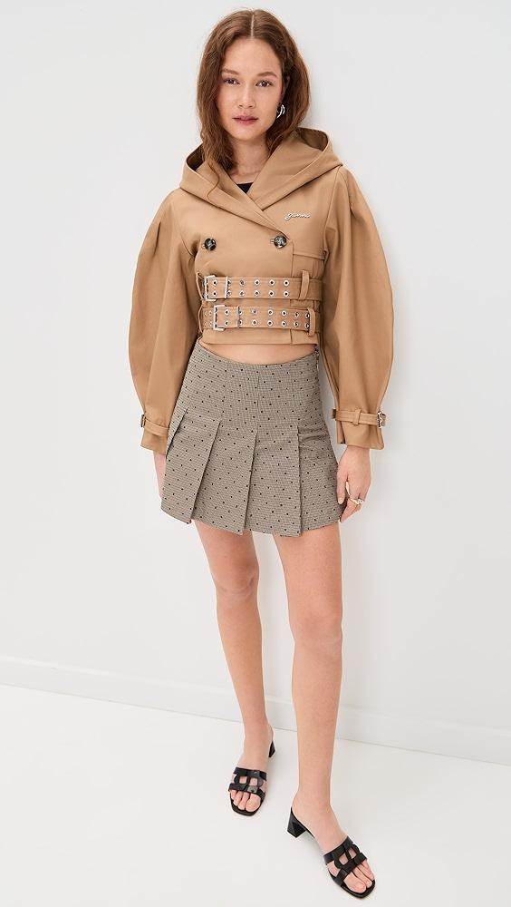 GANNI Bonded Cotton Short Jacket | Shopbop Product Image