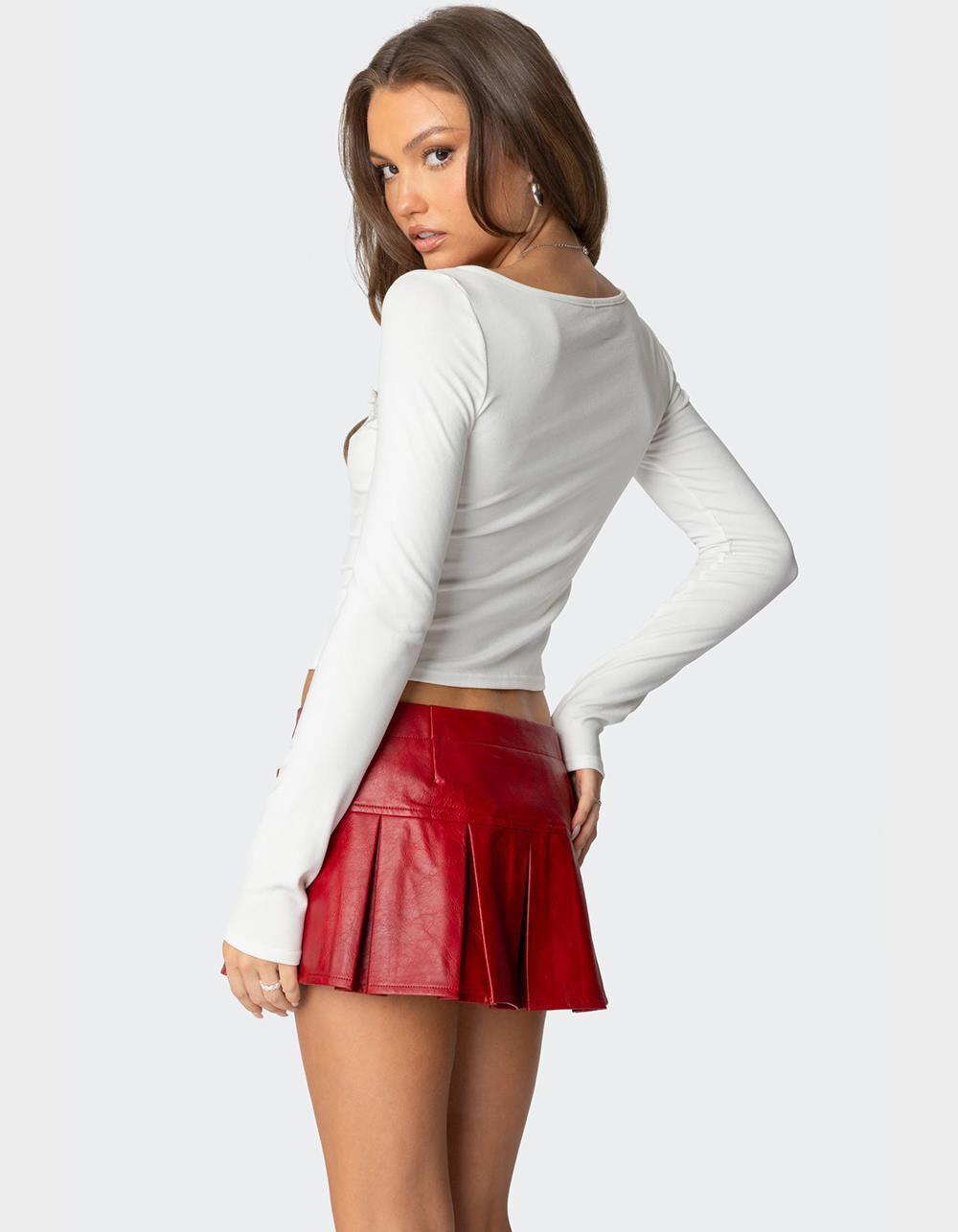 EDIKTED Cowboy Lover Boat Neck Top Product Image