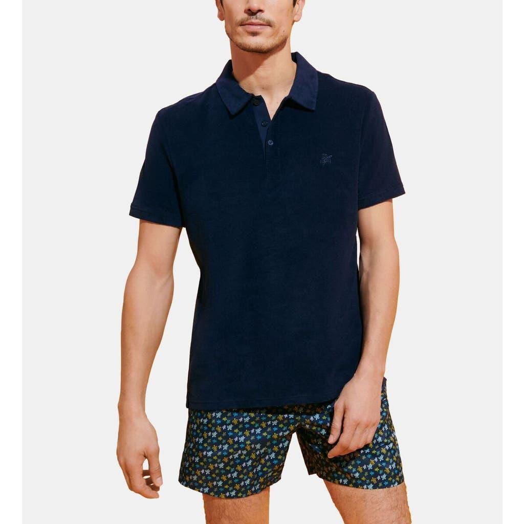 Mens Organic Terry Polo Shirt Product Image