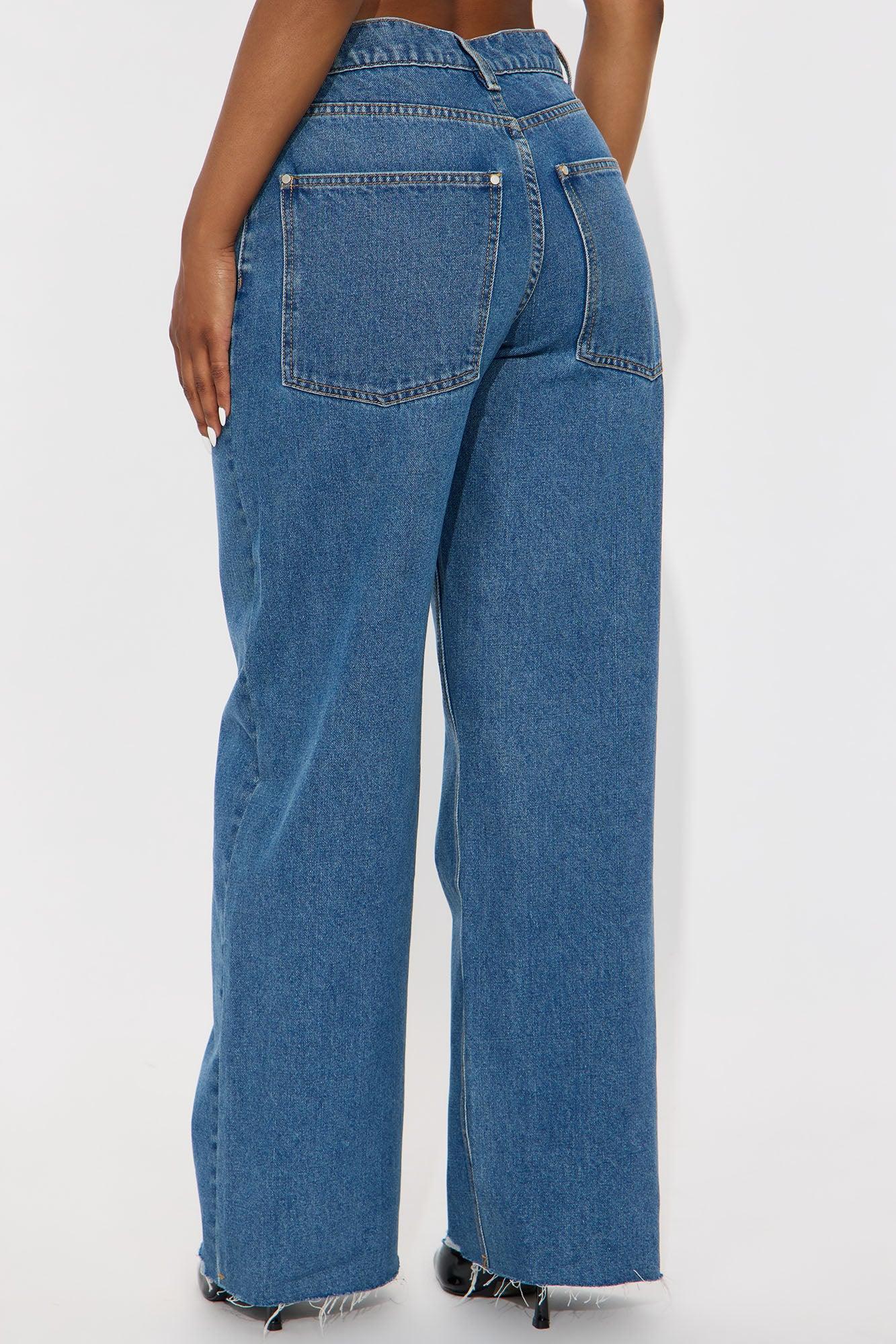 Timeless Straight Leg Dad Jeans - Medium Wash Product Image