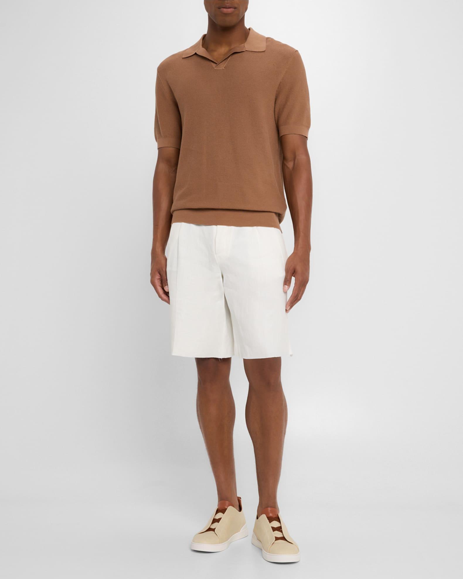 Men's Triple Stitch Linen Slip-On Sneakers Product Image