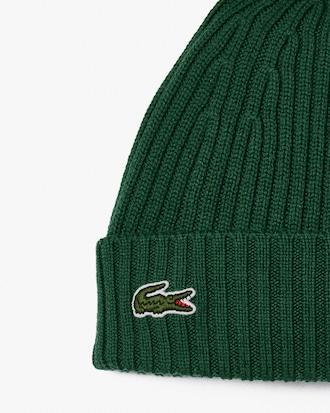 Rib Knit Brushed Wool Beanie Product Image