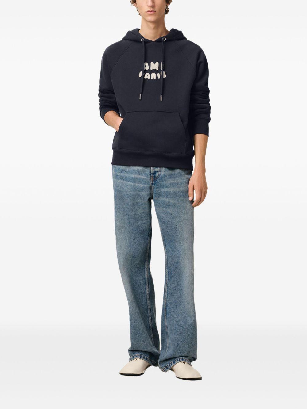 logo-print hoodie  Product Image