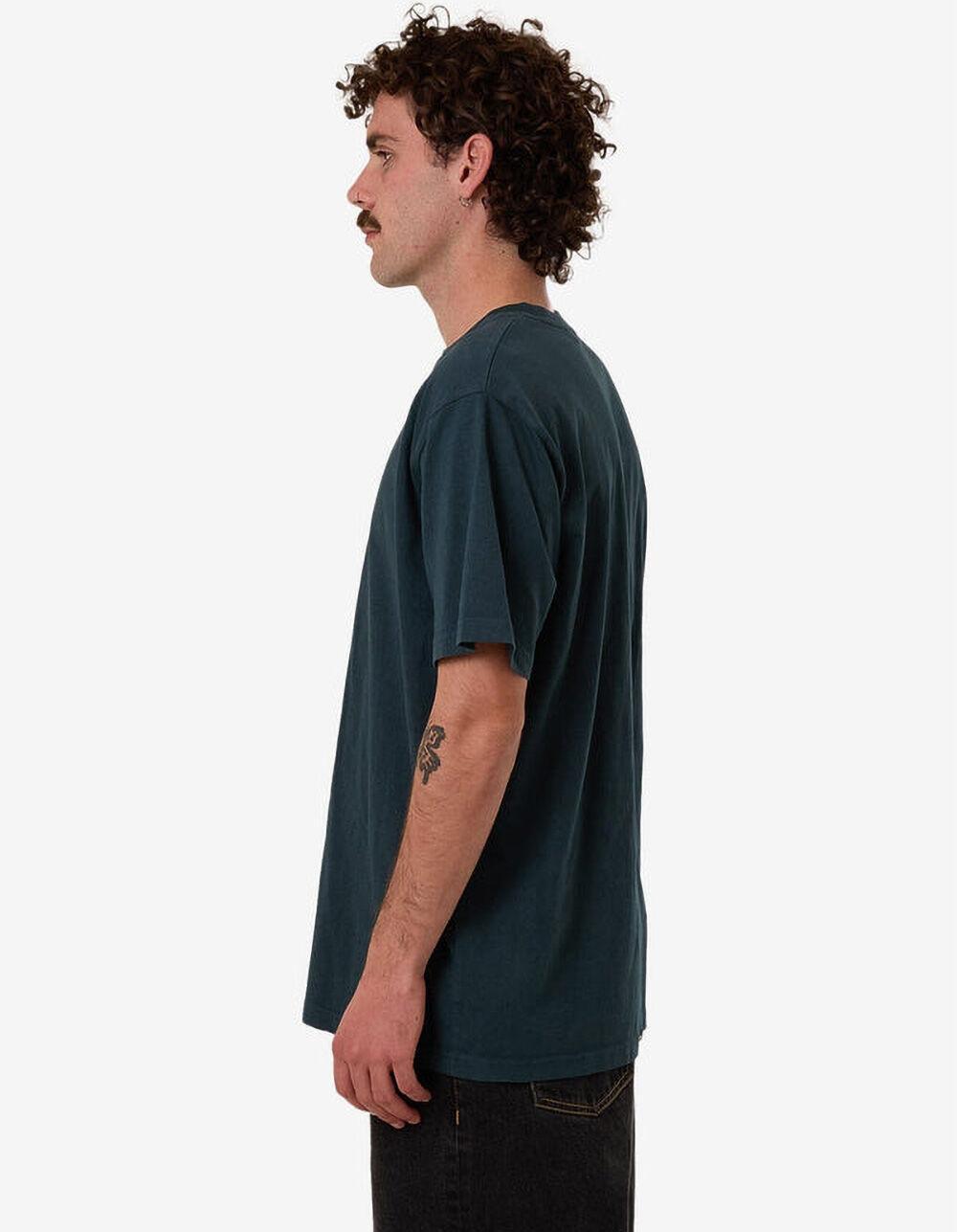 THRILLS Hazed Mens Tee - DARK BLUE Product Image