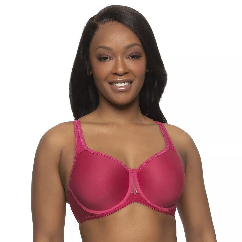 Paramour by Felina Celestial Breathable Full Coverage Contour Bra 135160, Women's, Size: 32 Ddd, Sangria Product Image