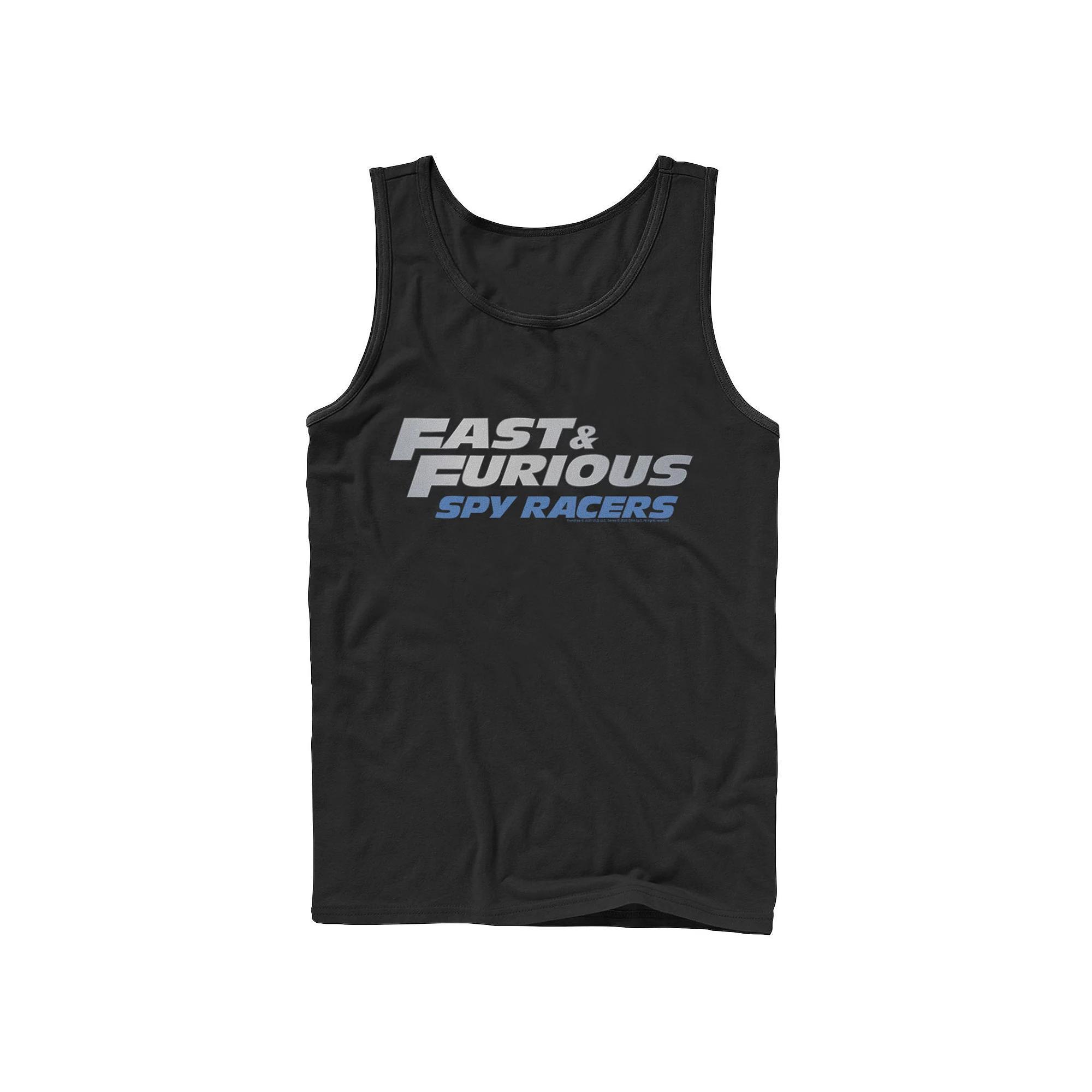 Men's Fast & Furious: Spy Racers Simple Logo Tank Top, Boy's, Size: Large, Black Product Image