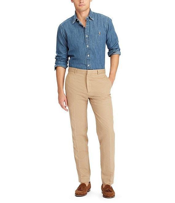 Polo Ralph Lauren Classic Fit Solid Denim Shirt Product Image