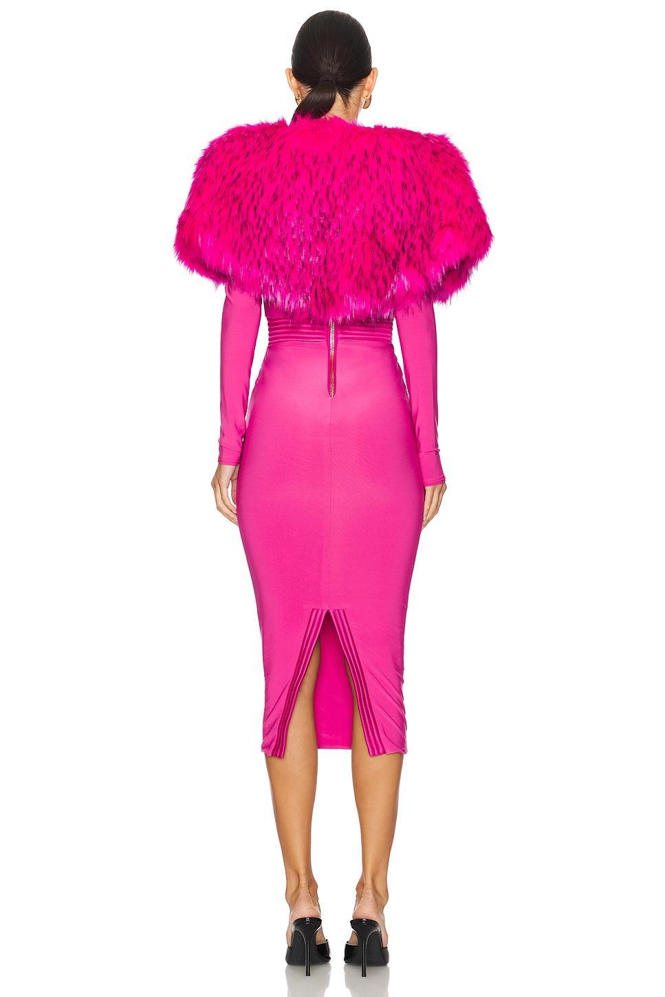The Heiress Faux Fur 2 Piece Dress Zhivago Product Image