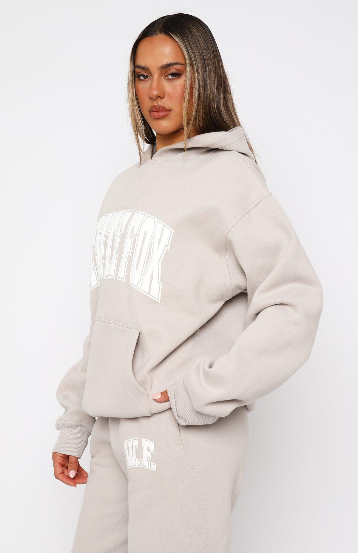 Decade Classics Varsity Oversized Hoodie Moon Product Image