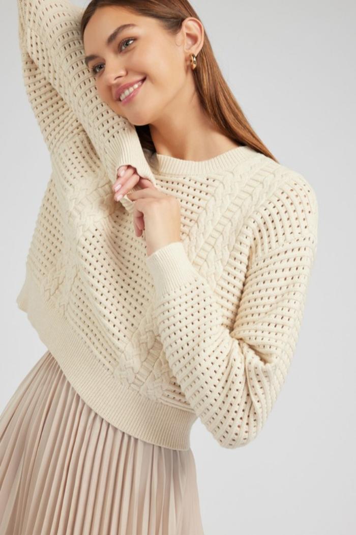 Accordion Dress/Sweater Set Product Image