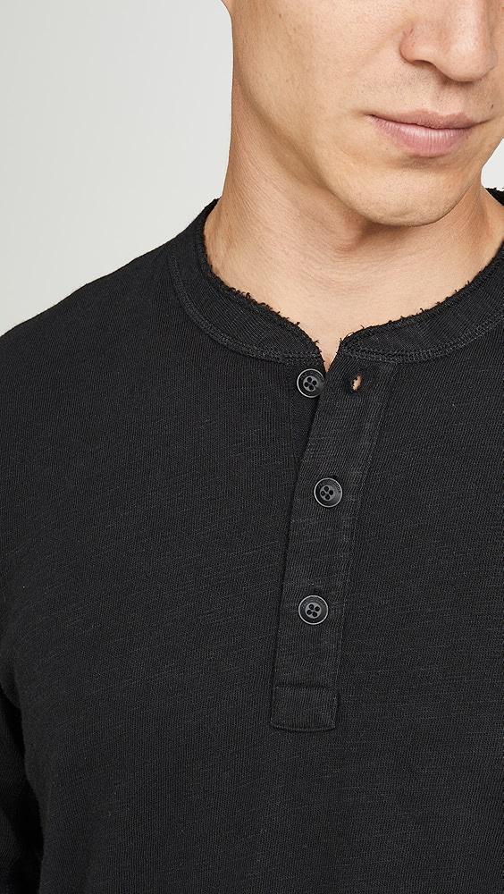 rag & bone Long Sleeve Classic Henley | Shopbop Product Image