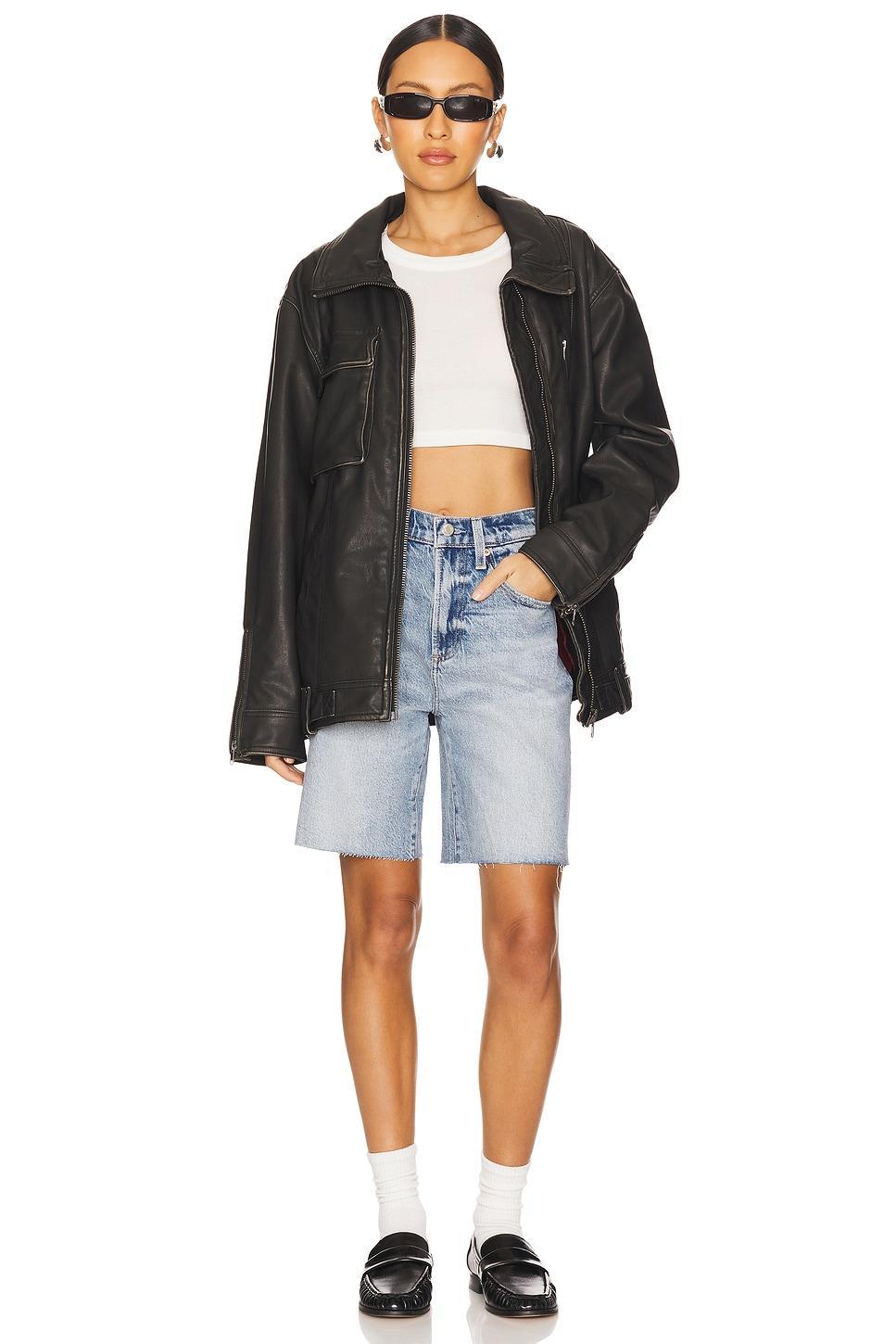 x We The Free Buckle Up Faux Leather Jacket Free People Product Image