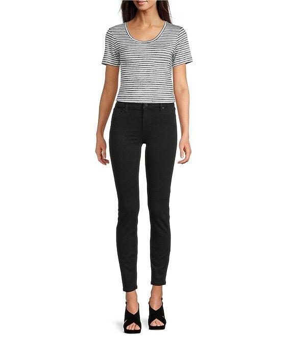 Liverpool Los Angeles Stretch Denim Abby Mid Rise Ankle Skinny Jeans Product Image