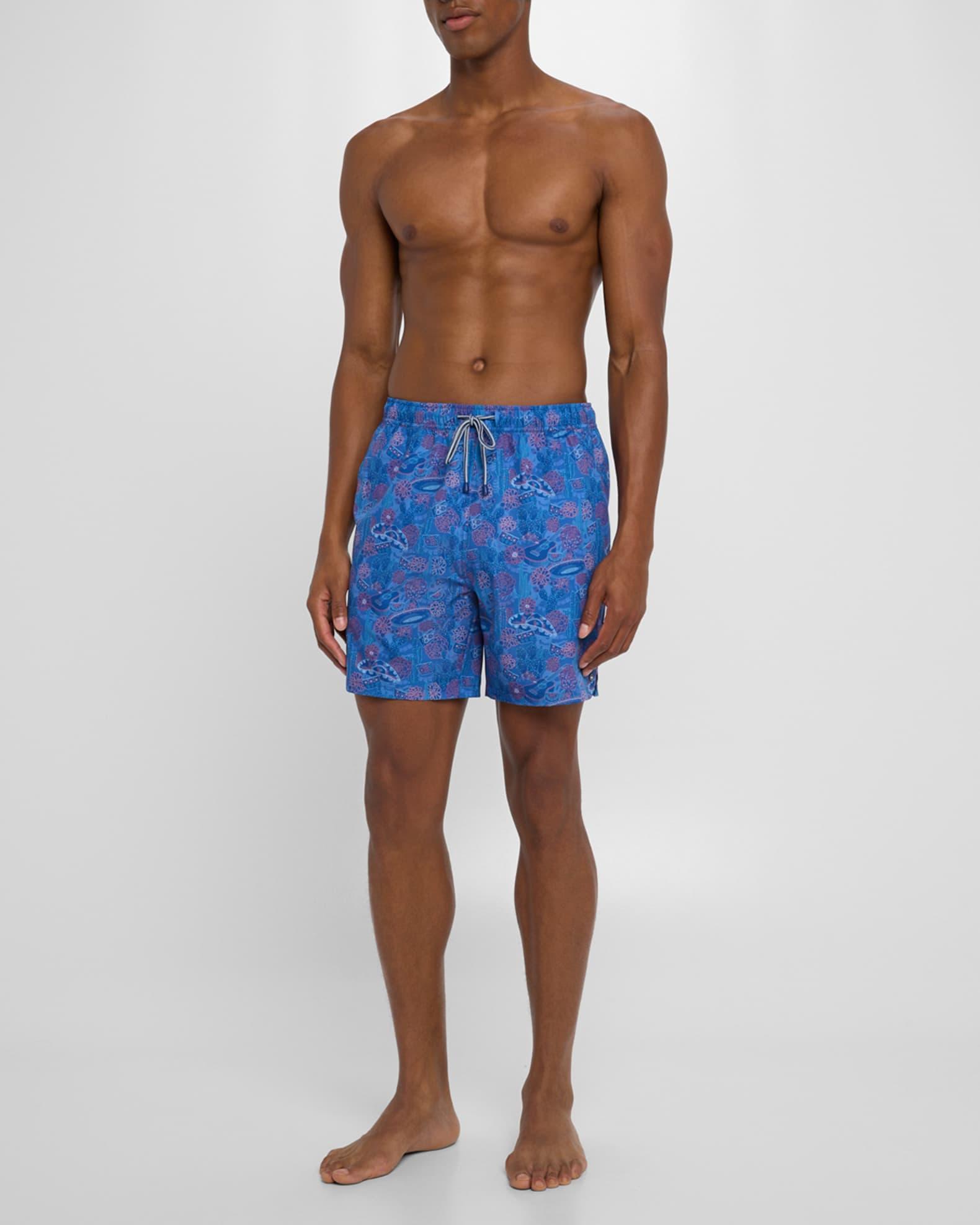 Mens Day of the Dead Swim Trunks Product Image