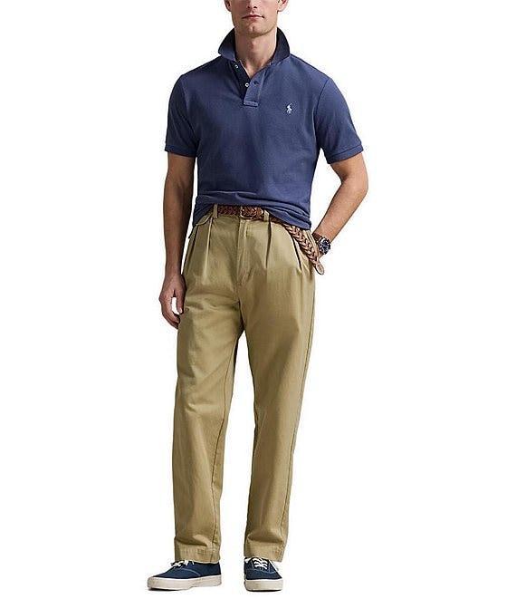 Polo Ralph Lauren Classic Fit Solid Cotton Mesh Polo Shirt Product Image