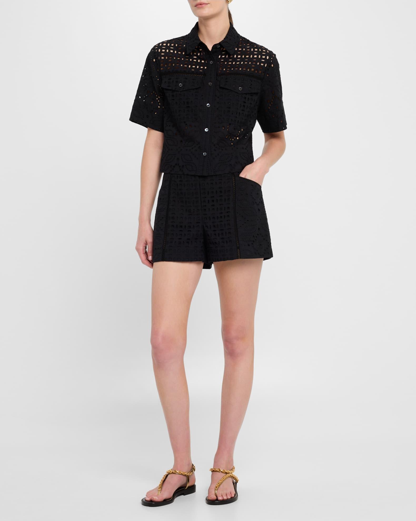 Fabian Eyelet Shorts Product Image