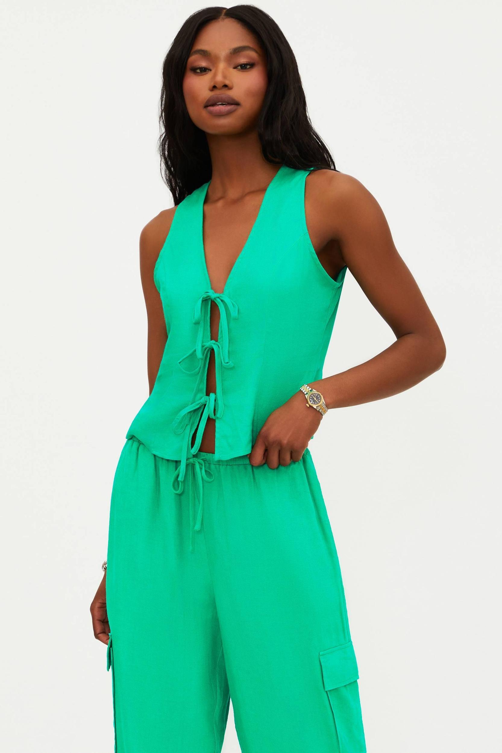 Arlowe Vest Mediterranean Mint Product Image