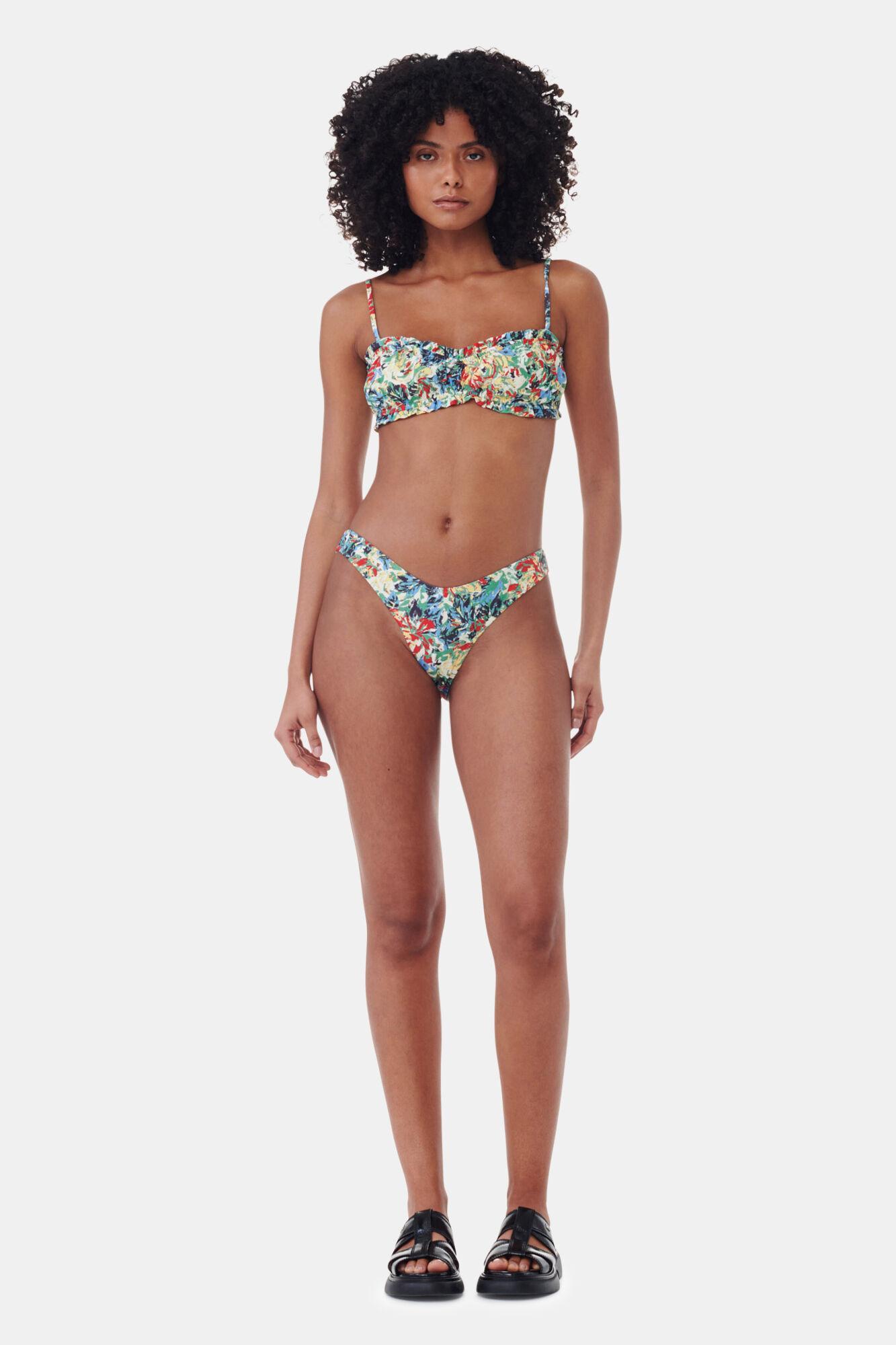 Recycled Printed Lowrise Bikini Briefs Product Image
