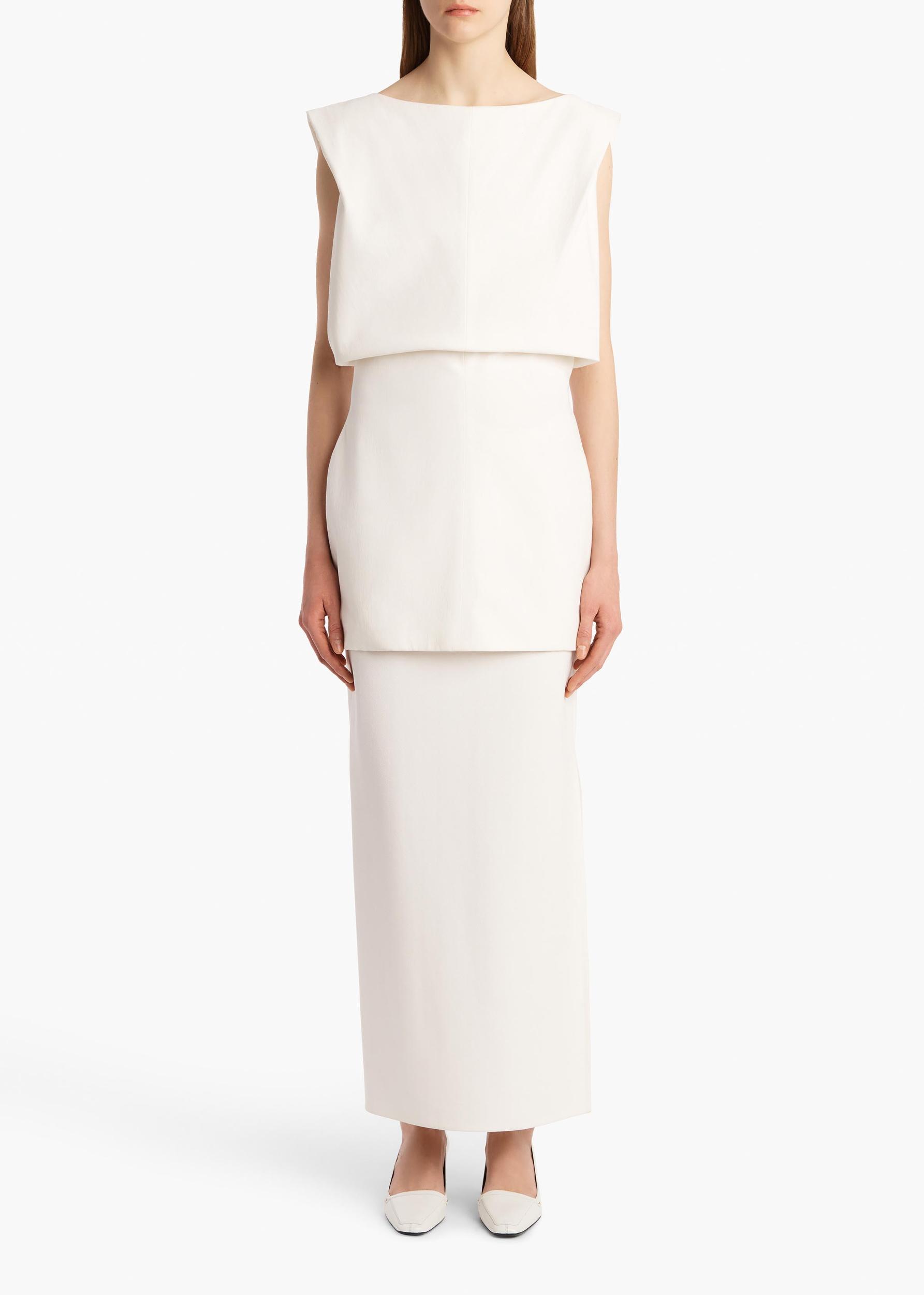 Toma Dress in Chalk Product Image
