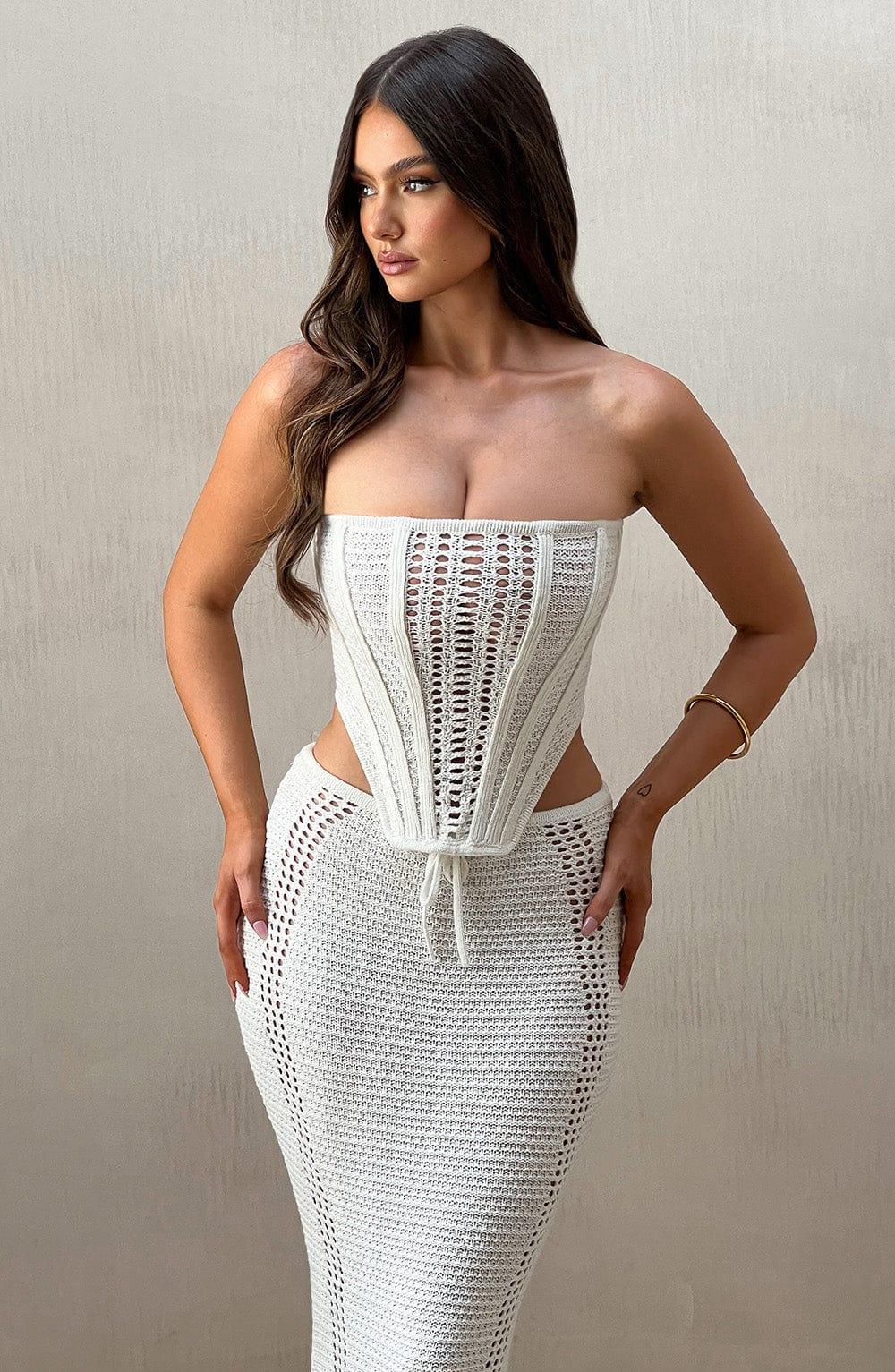 Carly Corset - White Product Image