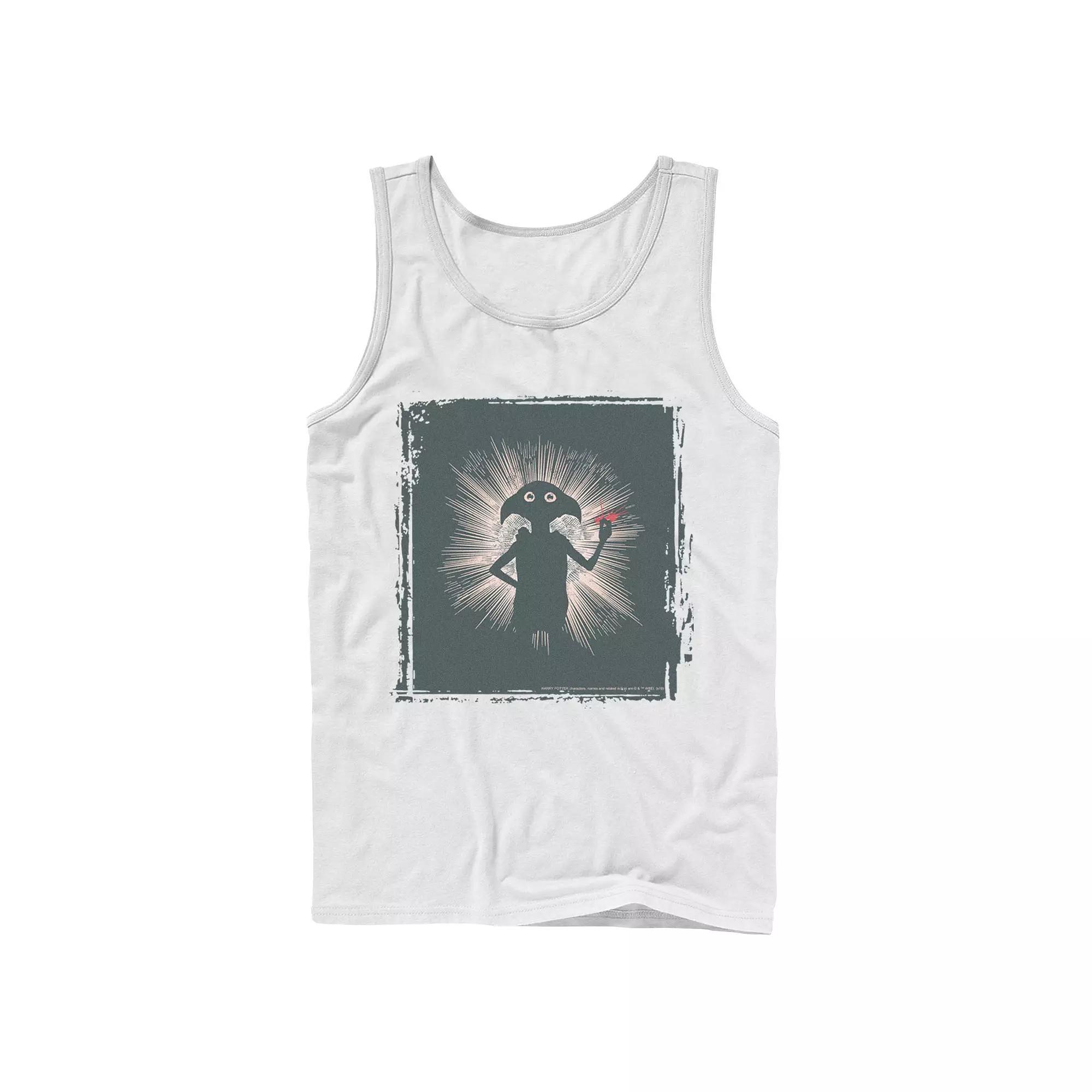 Mens Harry Potter Dobby Magical Snap Silhouette Graphic Tank Top Product Image