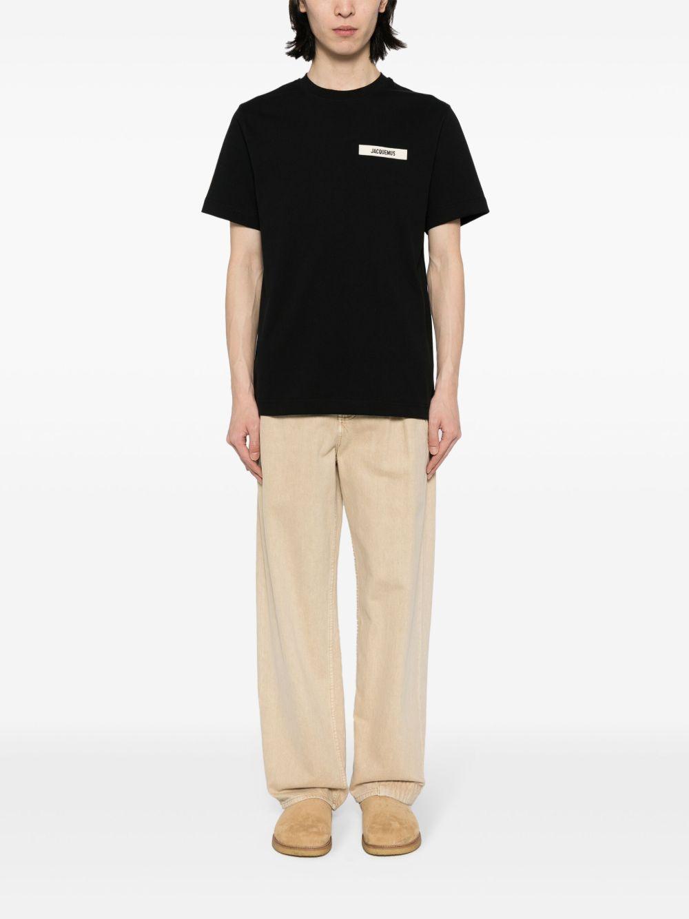 logo-patch cotton T-shirt Product Image
