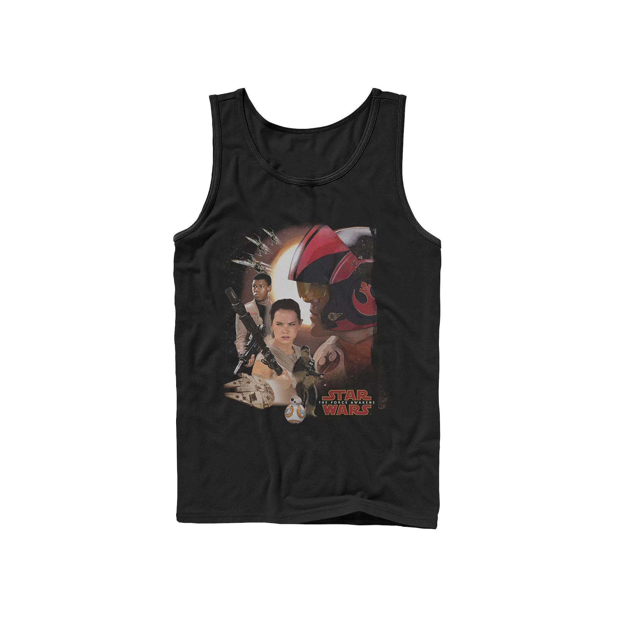 Men's Star Wars Force Awakens New Alliances Tank Top, Size: XL, Black Product Image