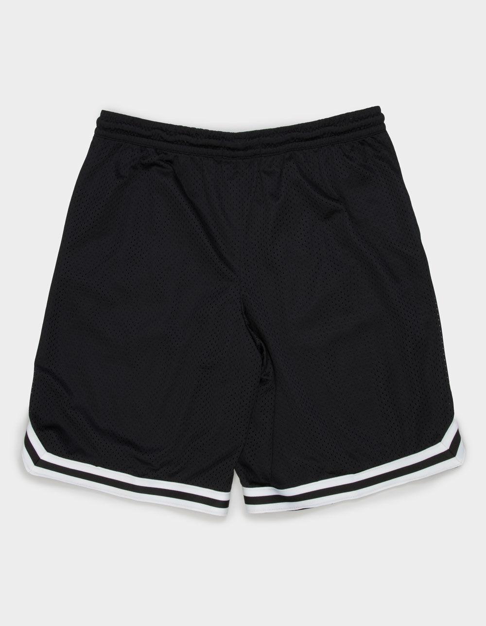 RSQ Mens Ribbed Trim Basketball Shorts - BLACK Product Image