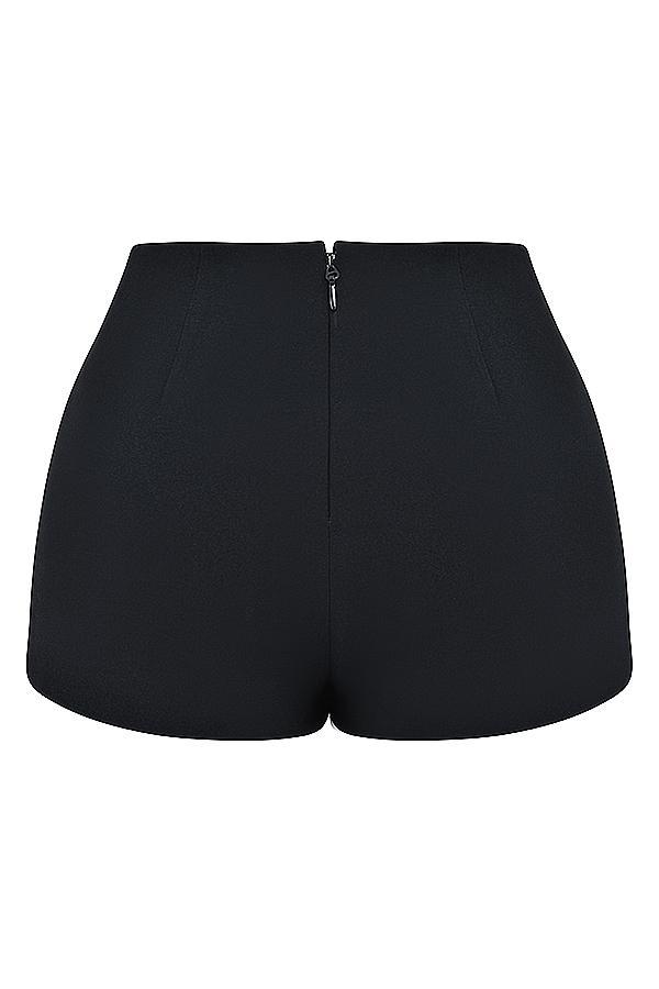 Tahni  black high waisted shorts Product Image