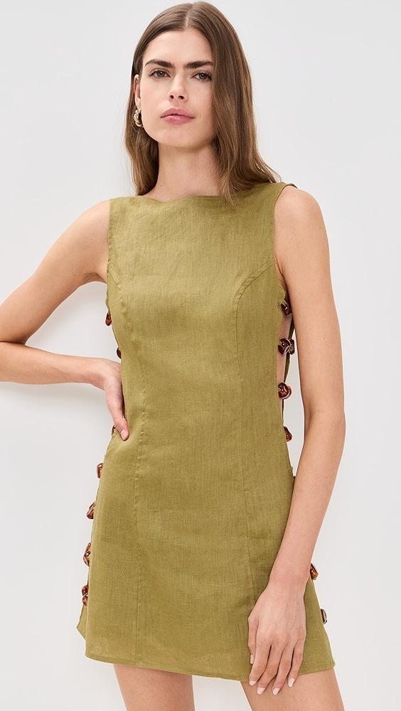 VRG GRL Tia Linen Mini Dress | Shopbop Product Image