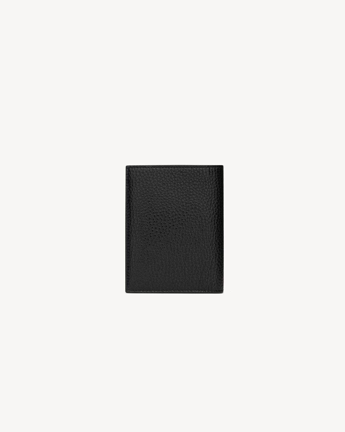TINY CASSANDRE CREDIT CARD WALLET IN GRAINED LEATHER | Saint Laurent | YSL.com Product Image