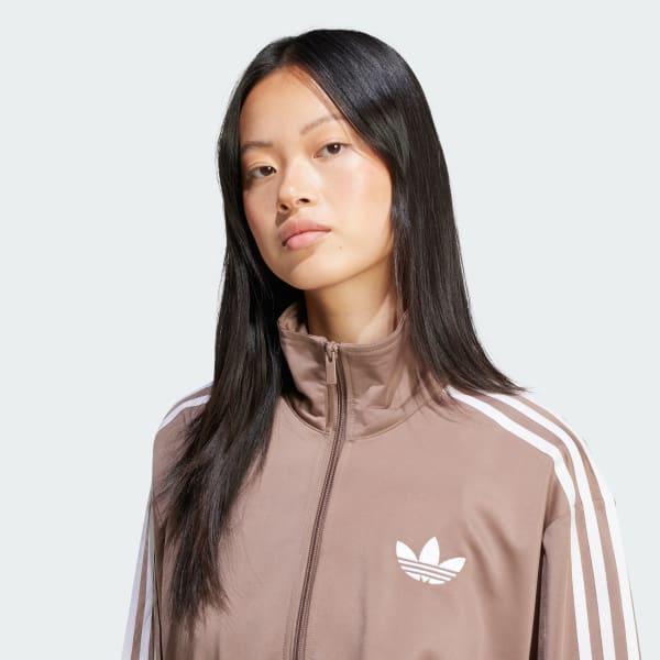 adidas Adicolor Classic Firebird Loose Track Top Black M Womens Product Image