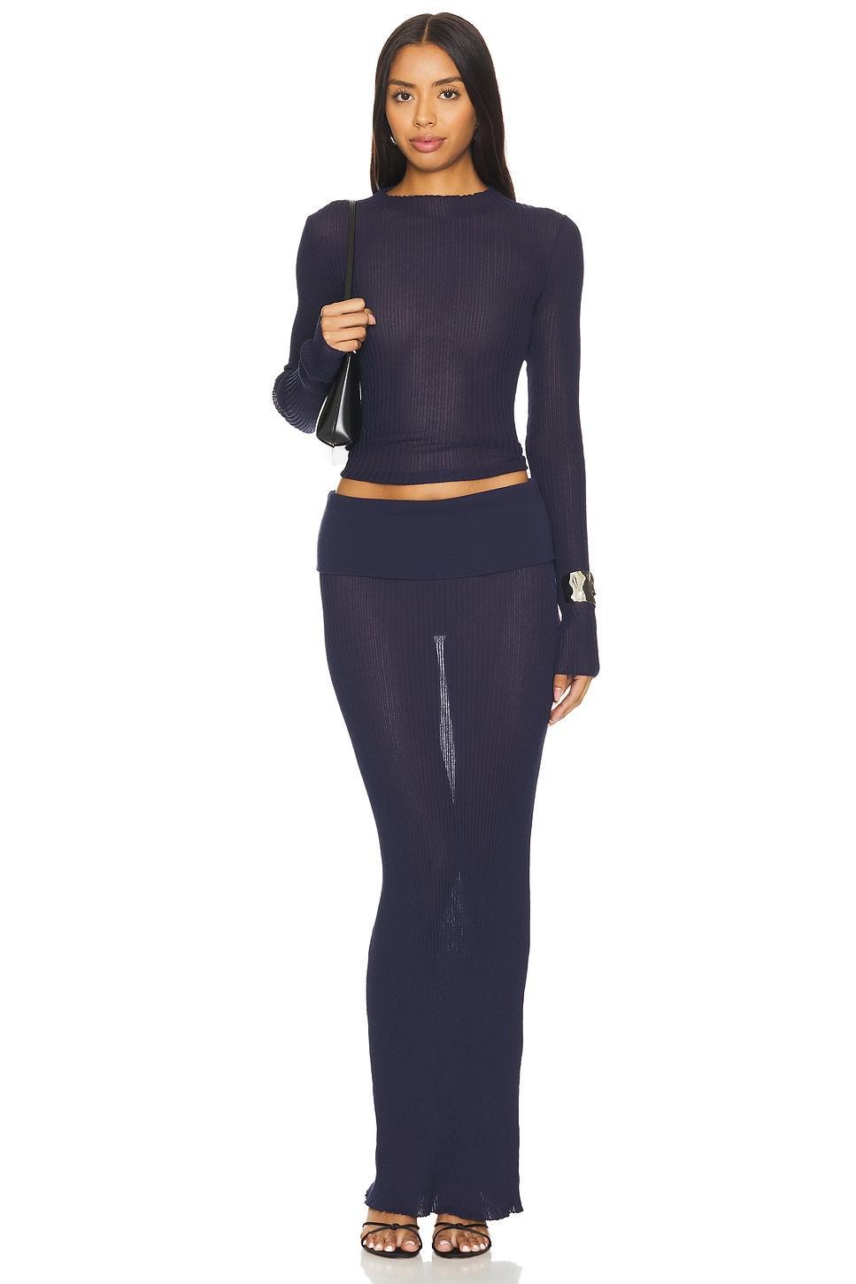 Ellison Sheer Maxi Skirt Lovers and Friends Product Image