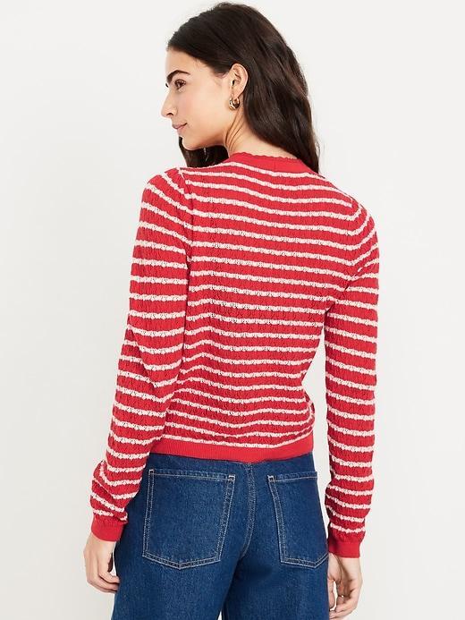 SoSoft Lite Pointelle Cardigan Product Image