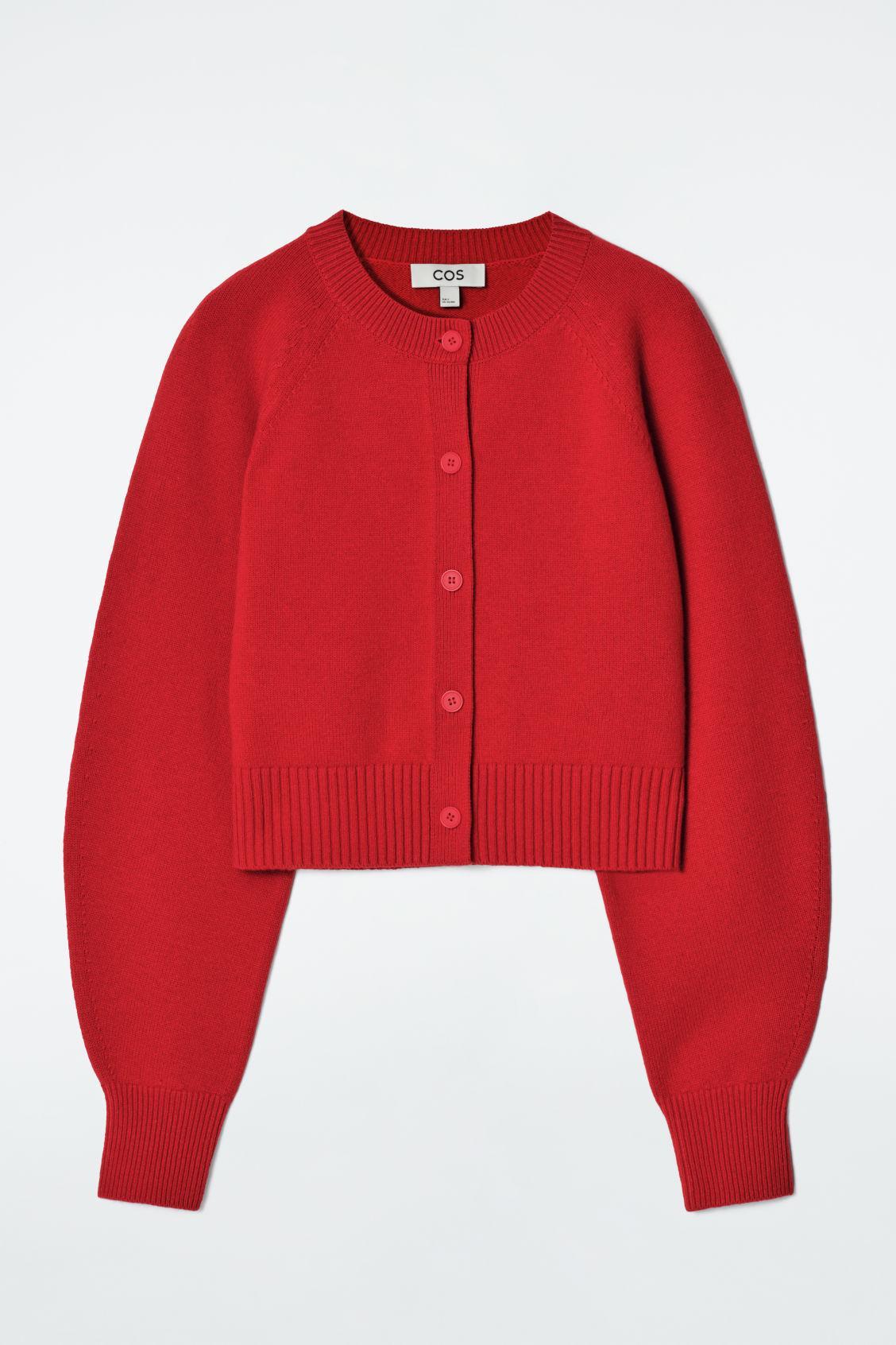 CROPPED WOOL CARDIGAN Product Image