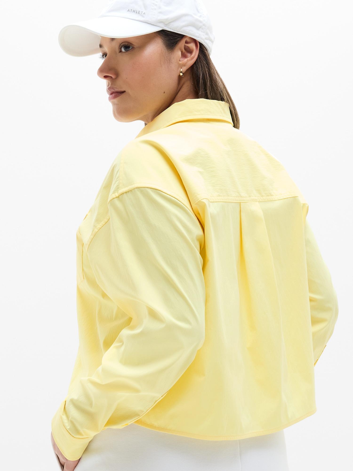 Midday Cropped Poplin Shirt Product Image