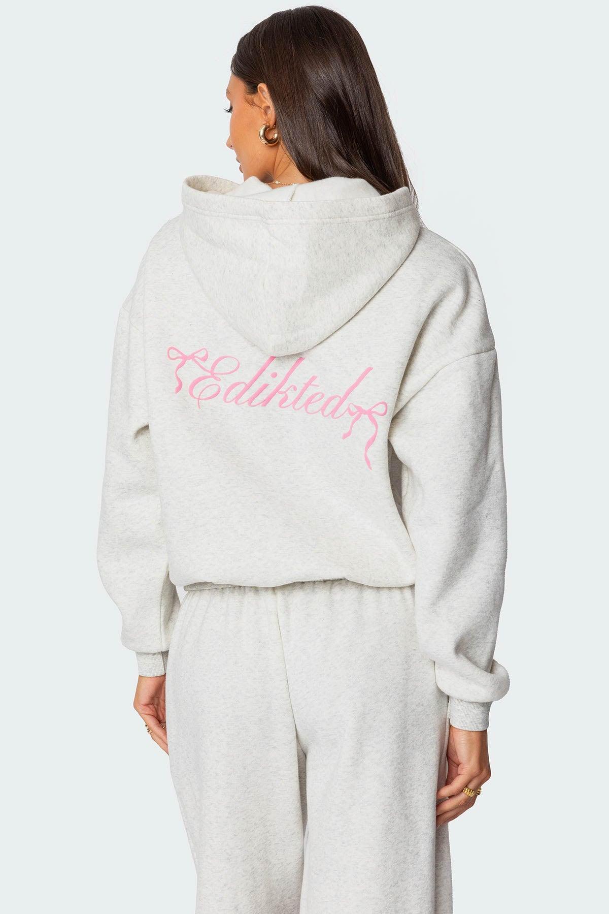 Sasha Bow Detail Hoodie Product Image