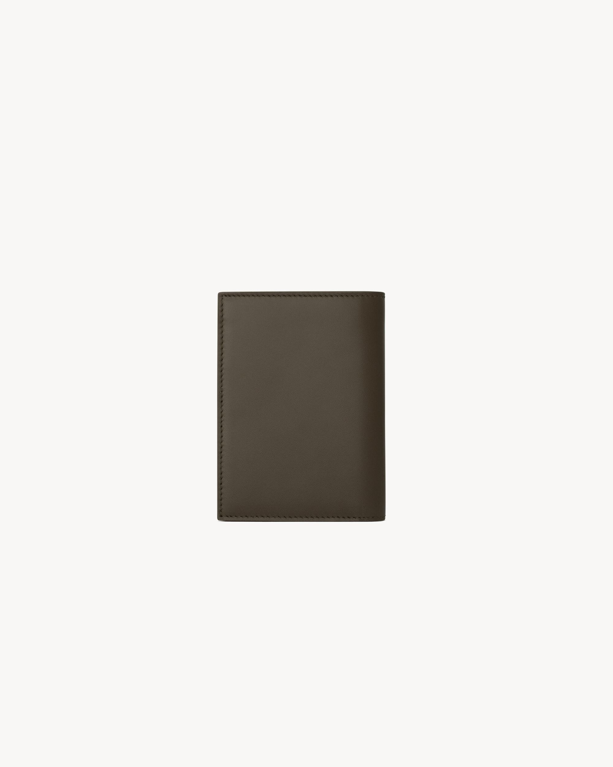 SAINT LAURENT PARIS credit card wallet in smooth leather Product Image