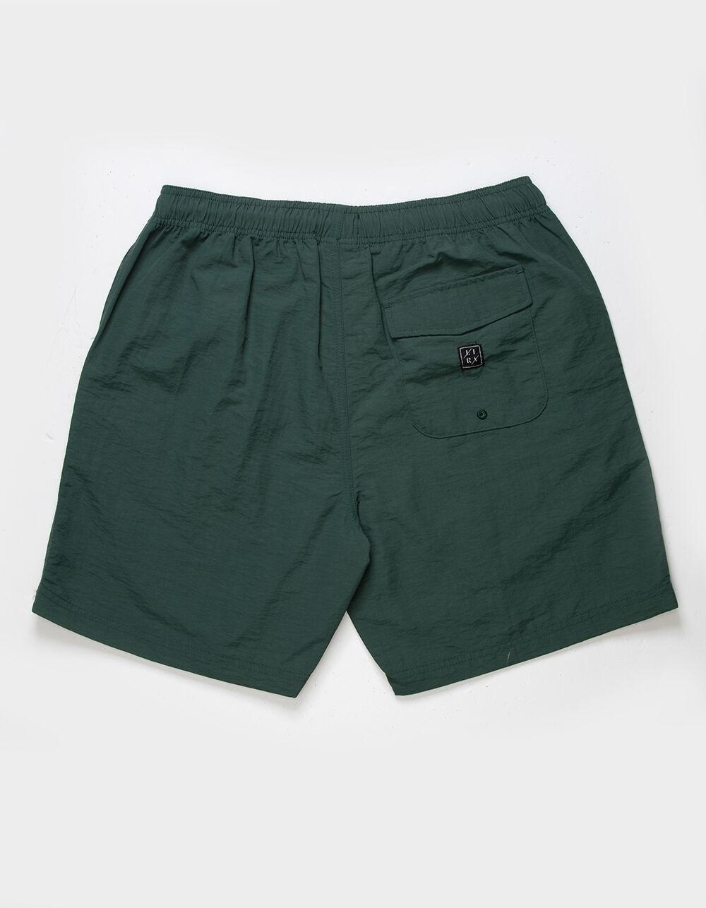 LIRA Court Nylon Mens Shorts - GREEN Product Image