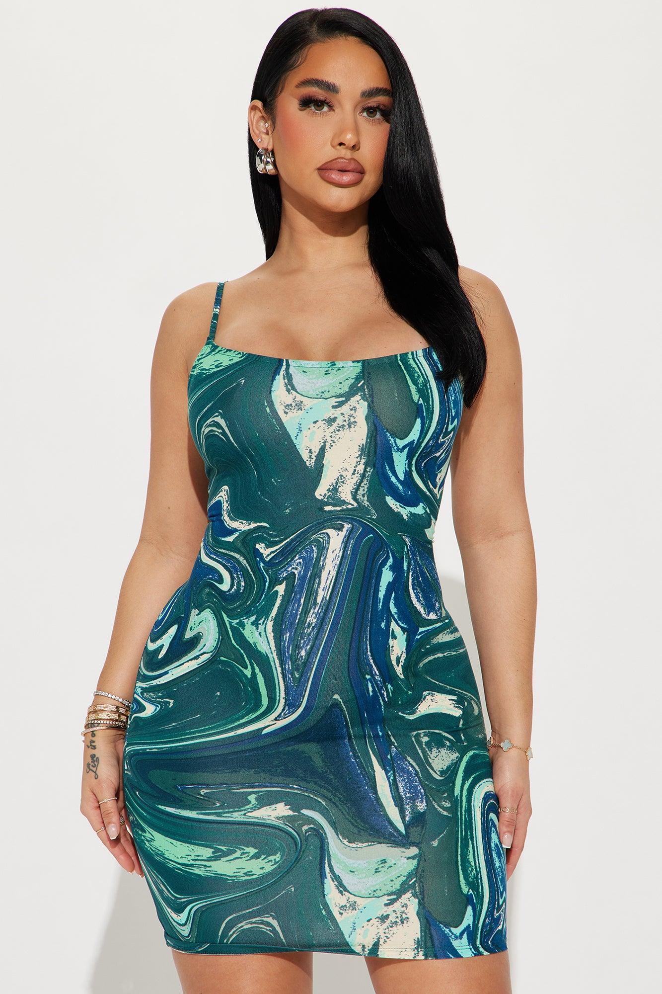 Sommer Mini Dress - Green Product Image