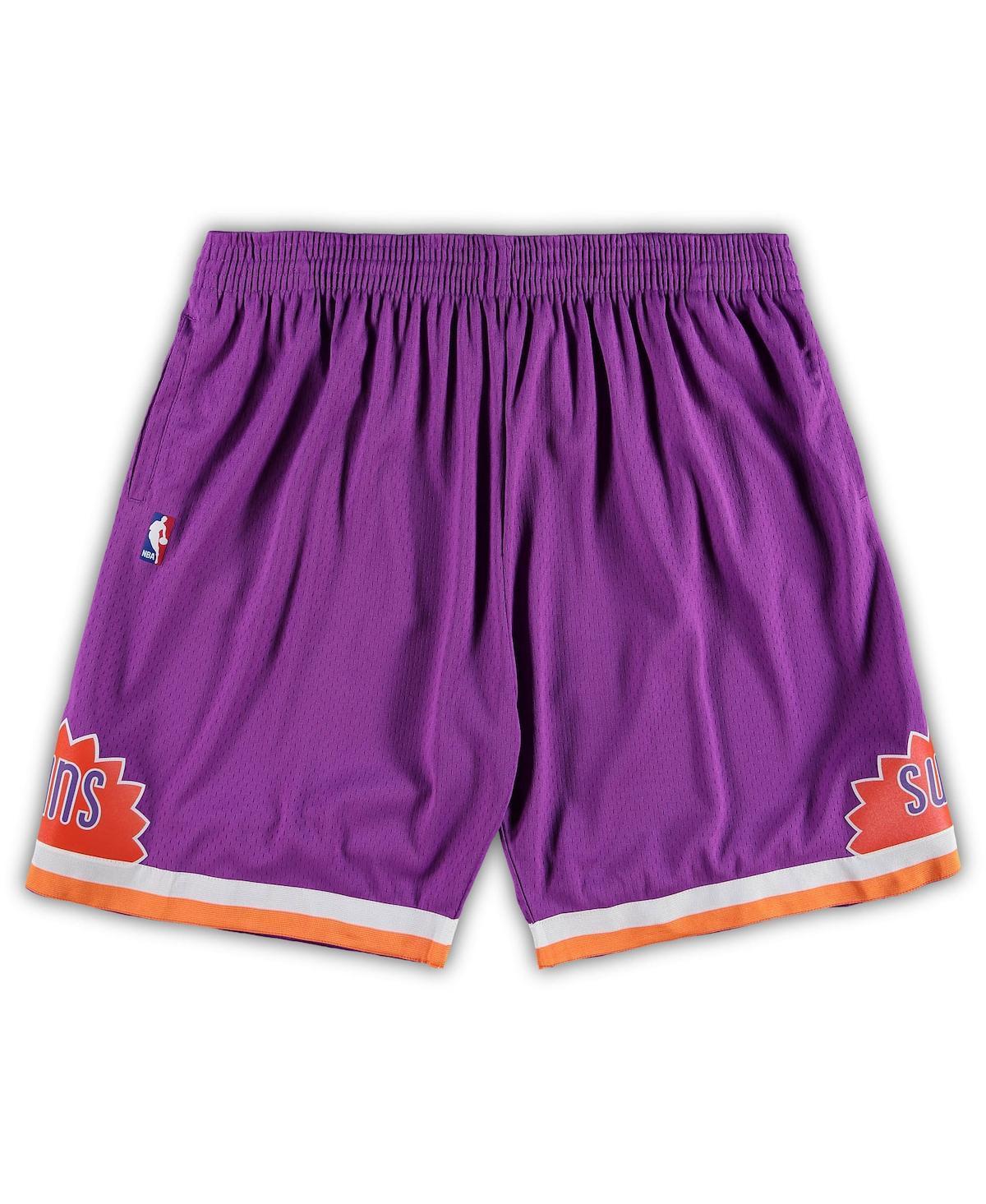 Men's Mitchell & Ness Purple Phoenix Suns Big & Tall Hardwood Classics Team Swingman Shorts, Size: 2XLT, Phx Purple Product Image
